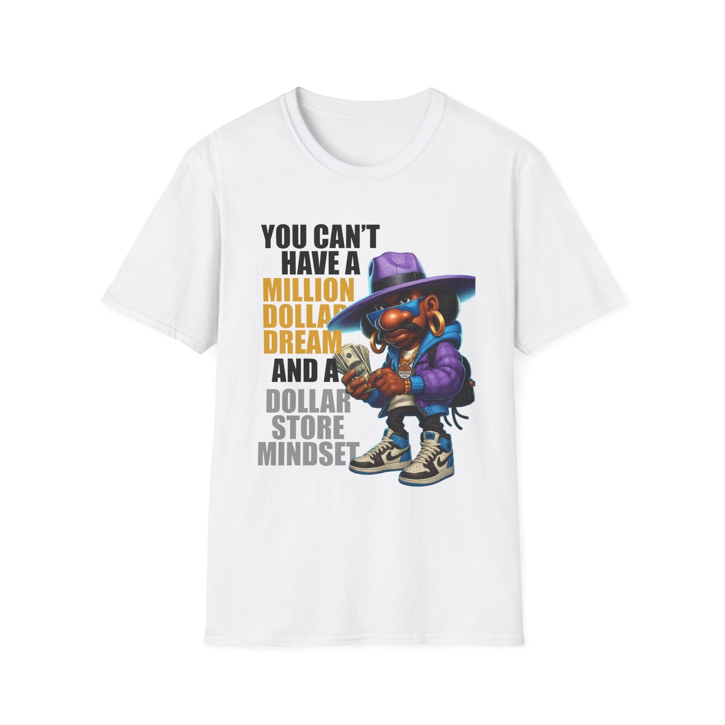 Motivational Graphic Tee - Unisex Softstyle T-Shirt, Inspirational Quote Shirt, Gift for Dreamers, Casual Wear, Cool Graphic Top